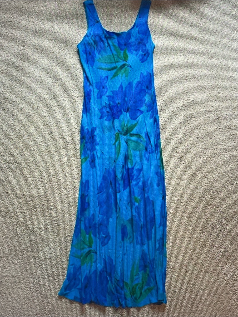 Jessica Howard Blue Floral Maxi Dress
